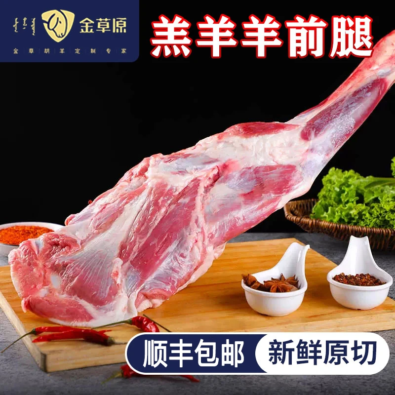 Y内蒙古羊前腿3.3斤（断骨连肉）鲜嫩羊肉无膻新鲜严选