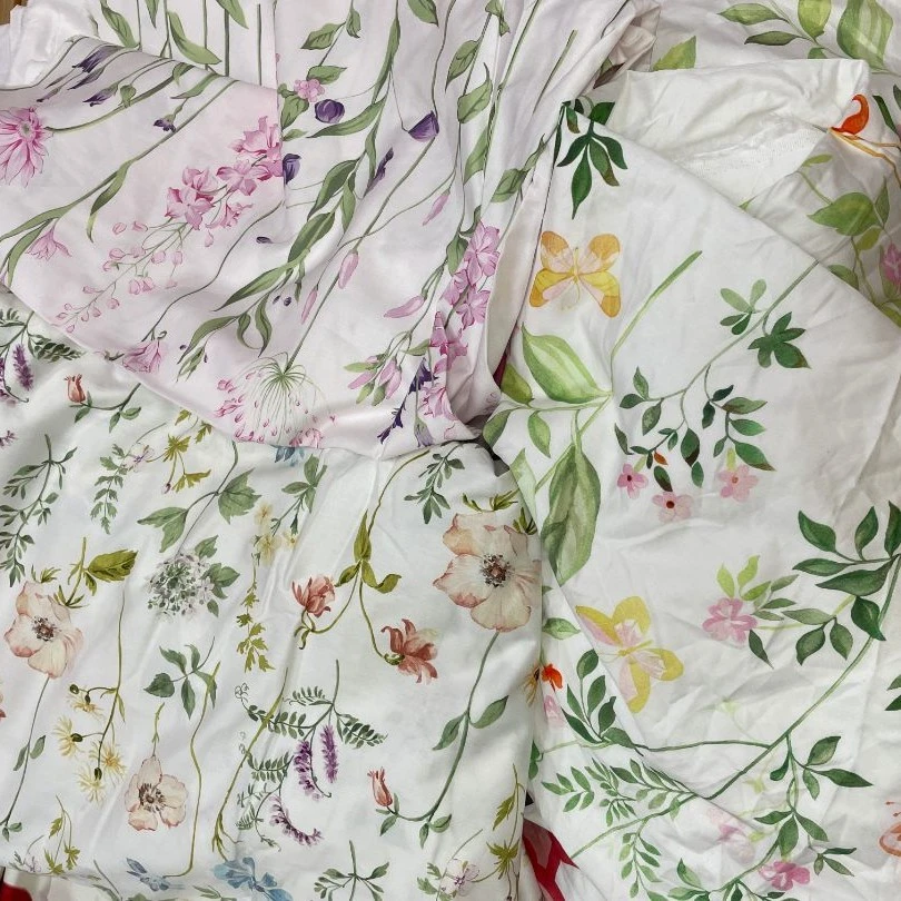 (201-250)纯棉瑕疵布头diy布料图案简约软硬印染