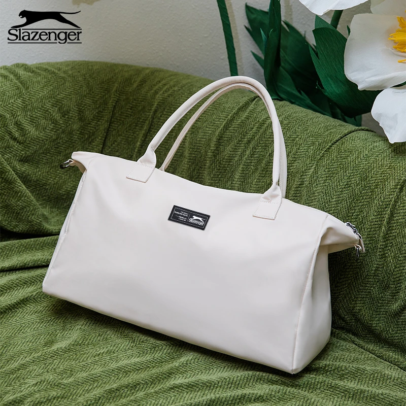 Slazenger/史莱辛格休闲旅行包简约大容量手提包健身包户外纯色包