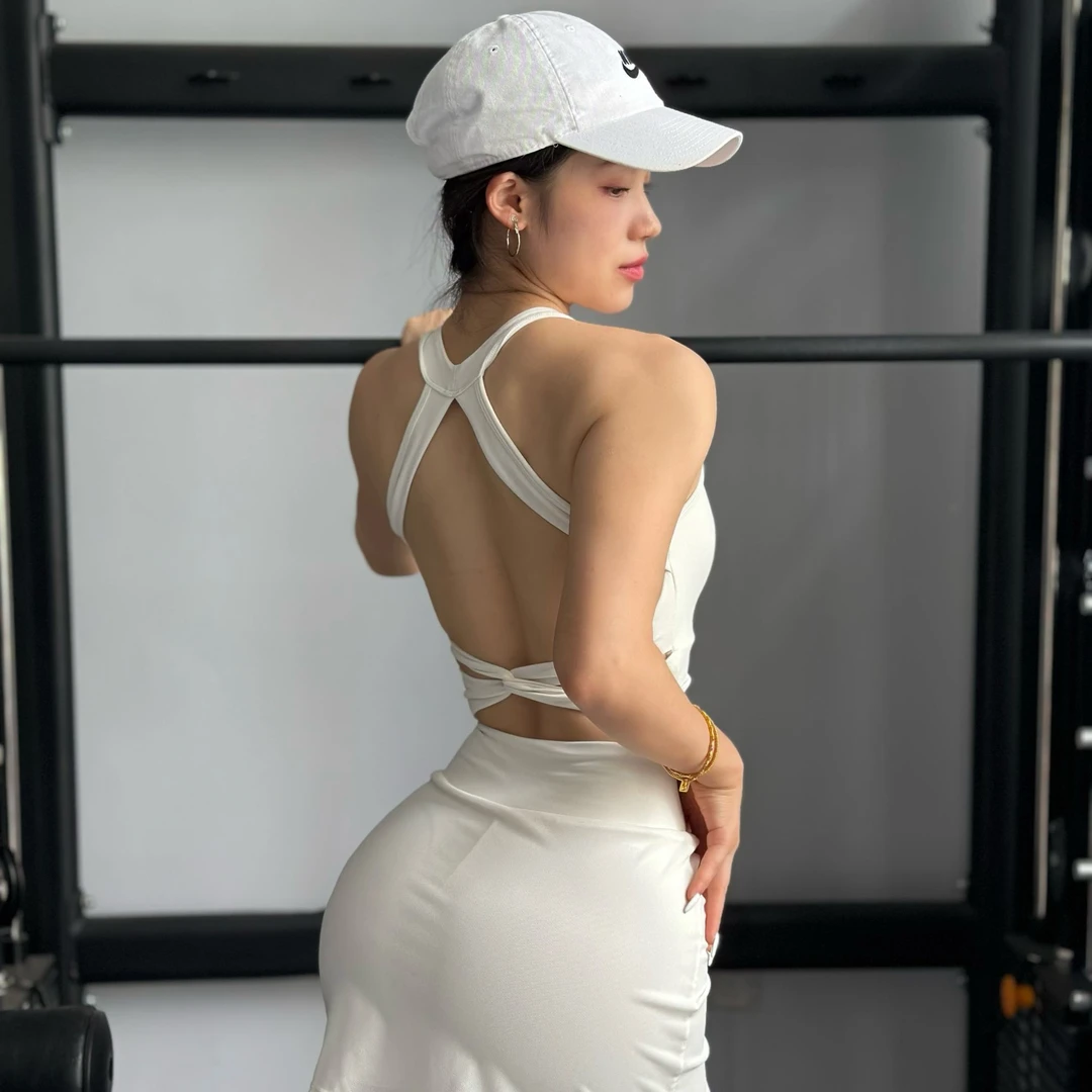 【抹小茶自制】防下垂美背运动内衣女网纱性感跑步防震聚拢瑜伽文胸