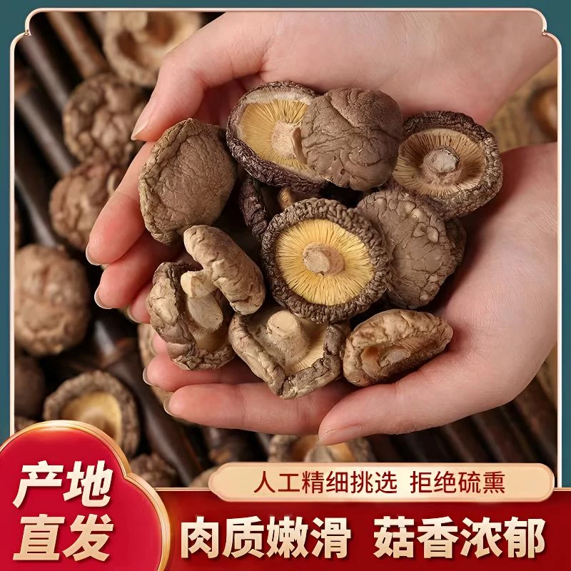 华豫木森农家香菇炒菜煲汤西峡小香菇食材肉厚精选干货肥厚500g