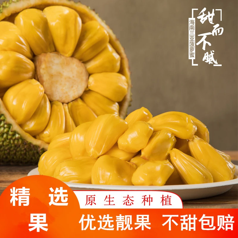 正宗海南三亚干苞黄肉菠萝蜜新鲜热带水果香甜木菠萝产地直发1