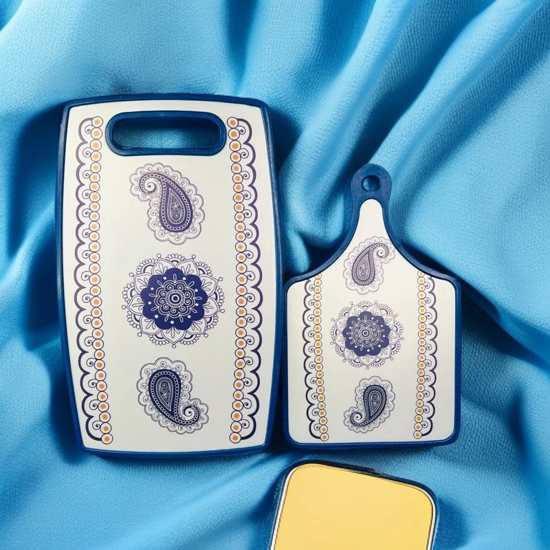 新疆包邮 大小菜板大花色 家用双面创意防滑长方形厨房用案板