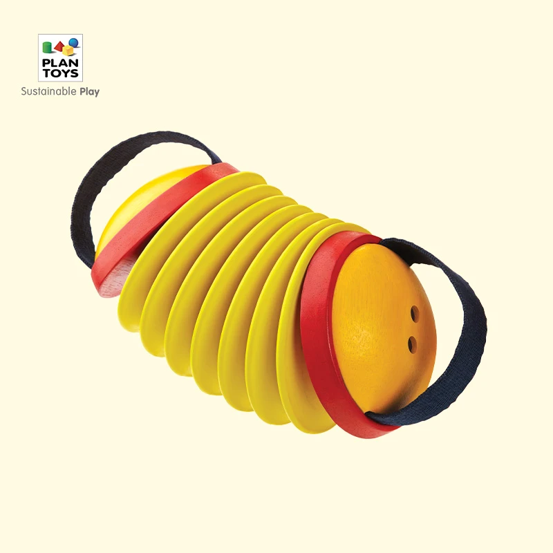 plantoys儿童木制手风琴玩具音乐启蒙宝宝模仿过家家六一礼物6401