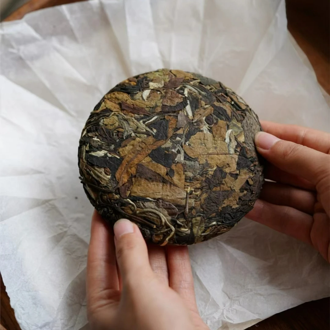 2023年倚邦猫耳朵普洱白茶饼200克CY1号8月28日