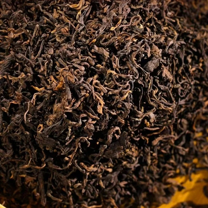 2018年布朗山老曼峨金芽古树普洱熟茶散茶GCY2号9月26日