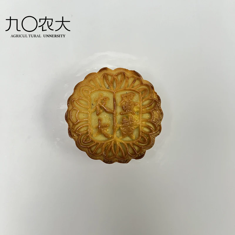 九0农大月饼校园零食 蛋黄莲蓉榴莲蓝莓传统广式单块中秋月饼礼盒