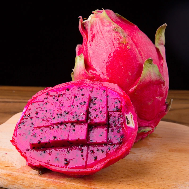 广西金都一号红心火龙果红4.5斤皮薄肉厚口感细腻香甜多汁红肉