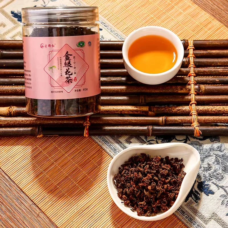金银花（炒制）红茶 40g  罐装