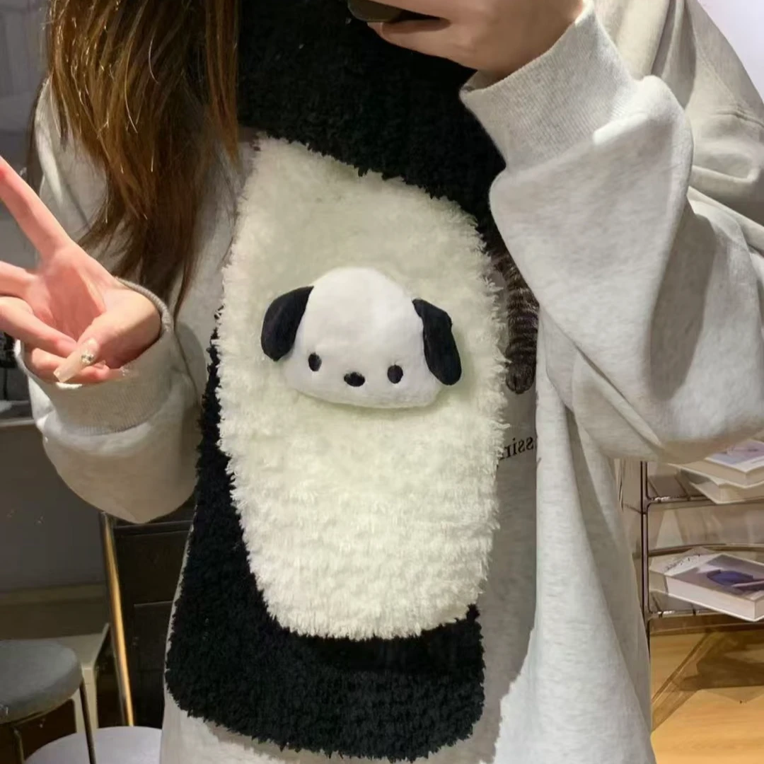 玩偶编织毛毛线围巾手工diy材料包送女朋友礼物