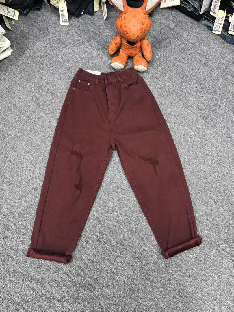 6303 弹力 加绒 哈伦老爹裤