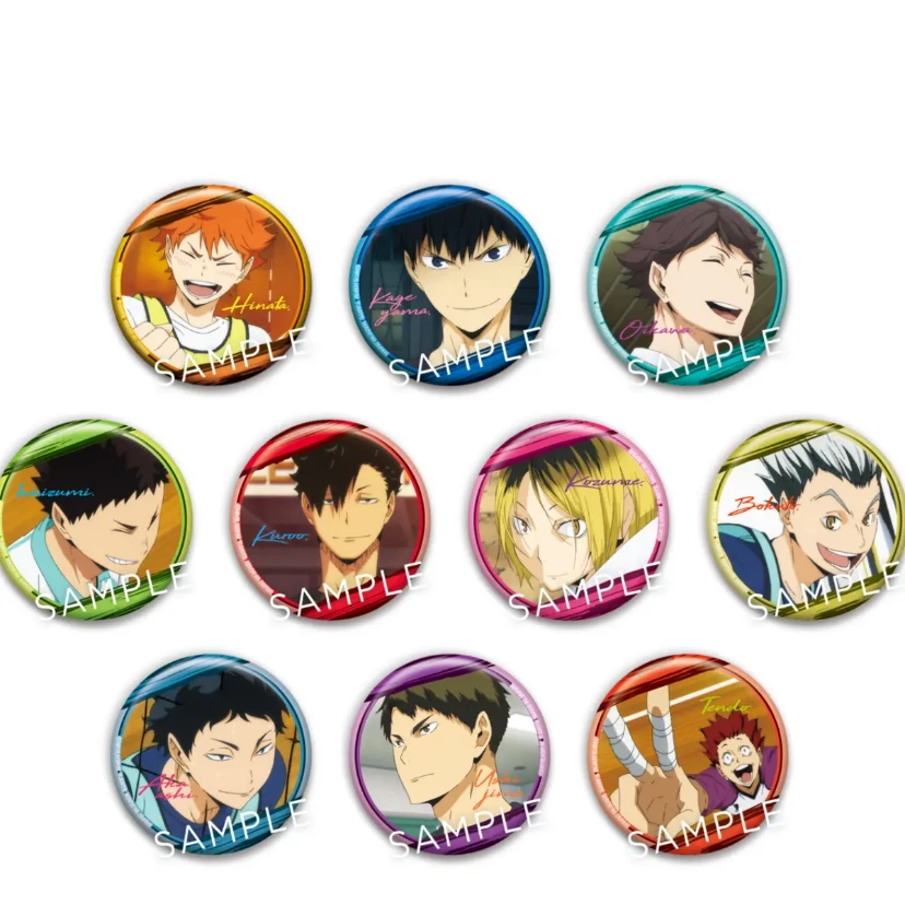 【排球少年】情热1234 吧唧徽章 盲袋（全10种）