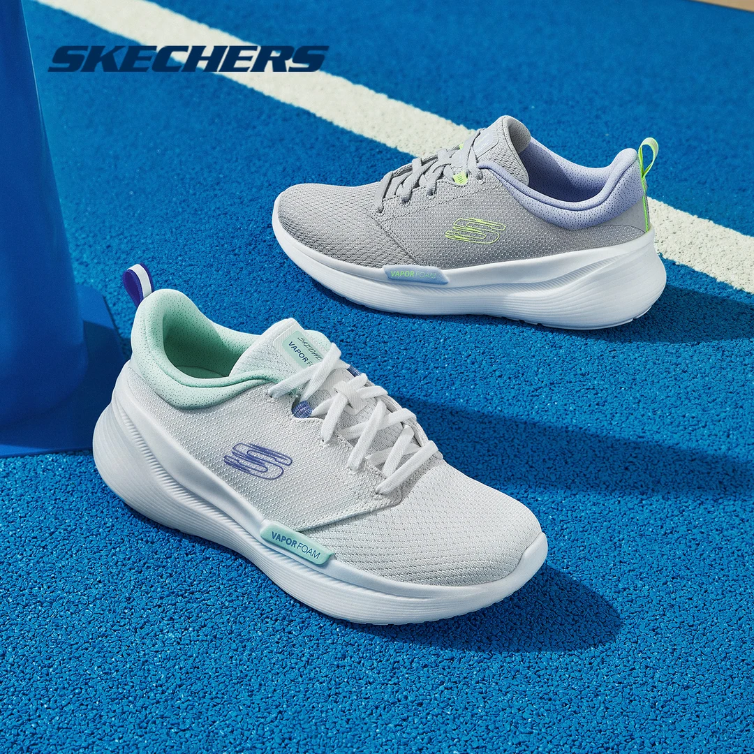 斯凯奇官方女鞋简约轻便舒适透气新款运动鞋低帮绑带休闲鞋150224