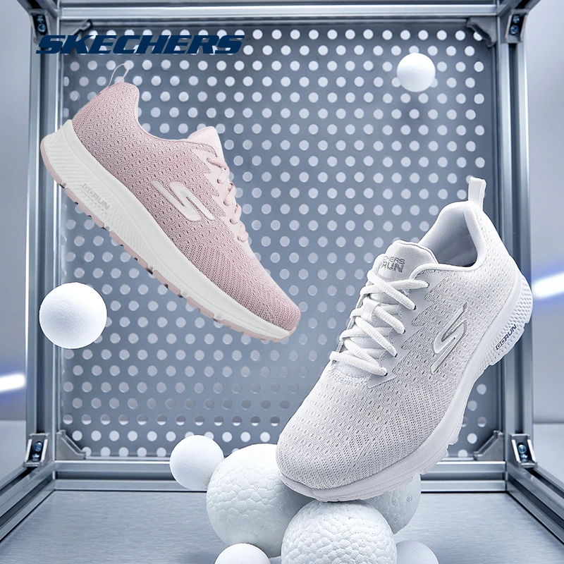 斯凯奇官方女鞋舒适透气柔软轻便春季运动鞋低帮休闲跑步鞋128286