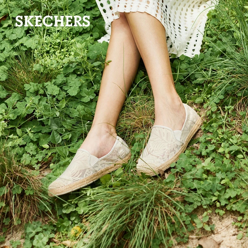 斯凯奇女鞋轻便透气夏季运动休闲简约一脚蹬跑步健步鞋66666281