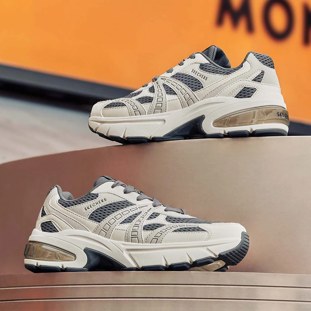 【斯凯奇】厚底休闲运动鞋复古慢跑鞋月影鞋177356&183215 DB