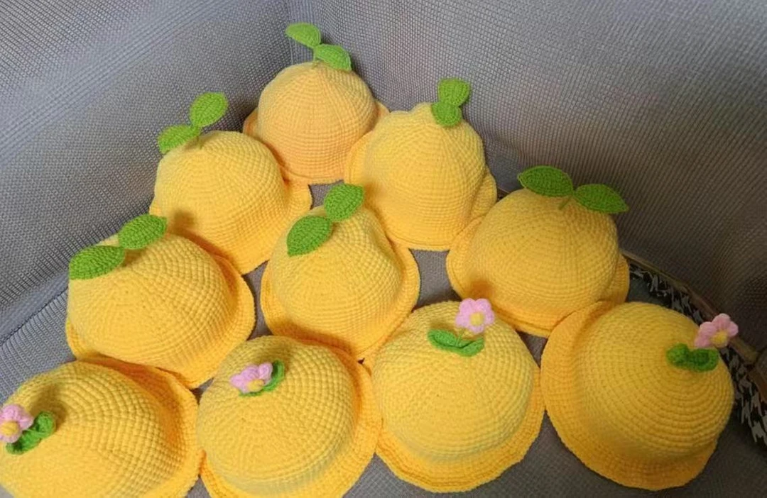 宝宝帽子秋冬季可爱超萌宝宝渔夫帽男女童针织毛线盆帽