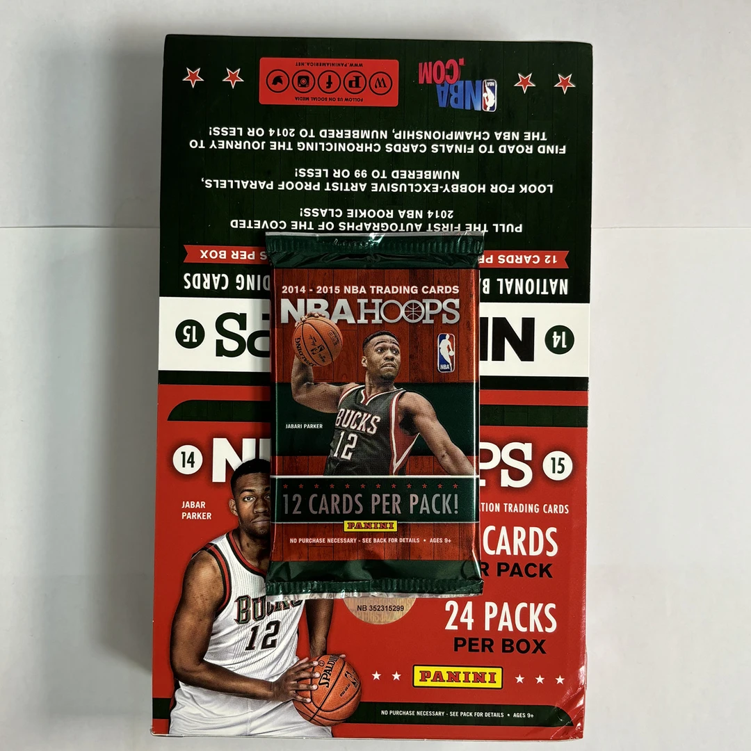帕尼尼 14-15 HOOPS hobby  NBA篮球球星卡盲盒【拆包拆盒】原封