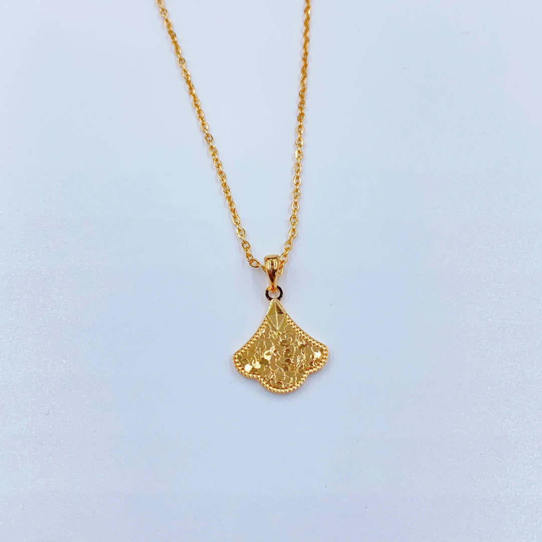 吊坠 精美香槟色龙鳞纹小裙摆吊坠链多样性发货-550