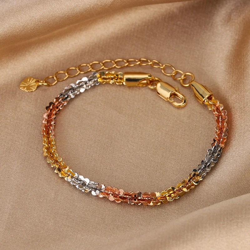 手链 三色轻奢波光粼粼手链多样性发货-1687