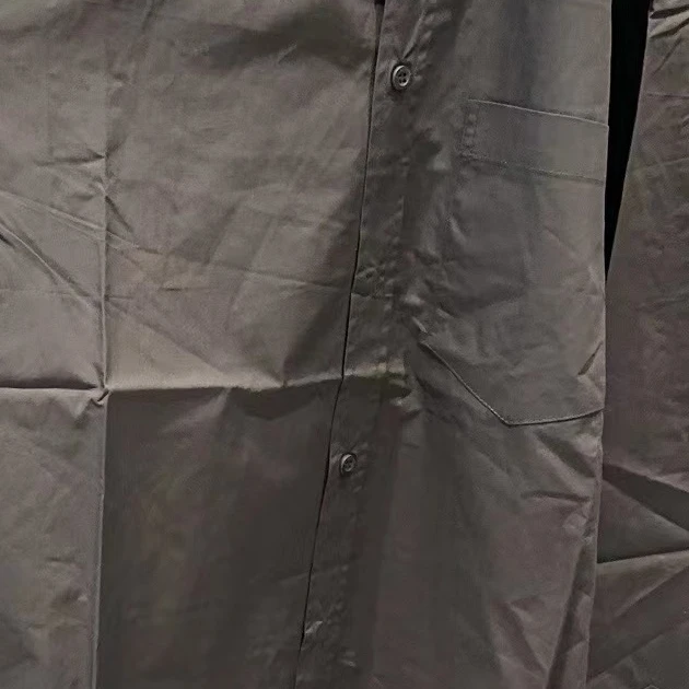 法式高级感黑色衬衫宽松气质别致上衣女设计感衬衣W584