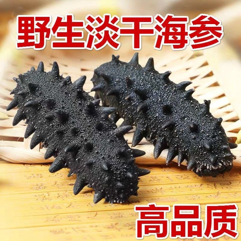 大连 辽刺 参30-50头淡干海 参工厂直发高品质营 养滋 补更多鱼类