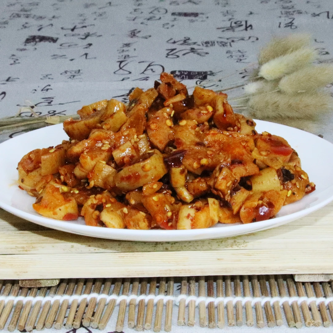 《牛嚎春专属》四川特产高山萝卜干麻辣香辣微辣220克每瓶两瓶