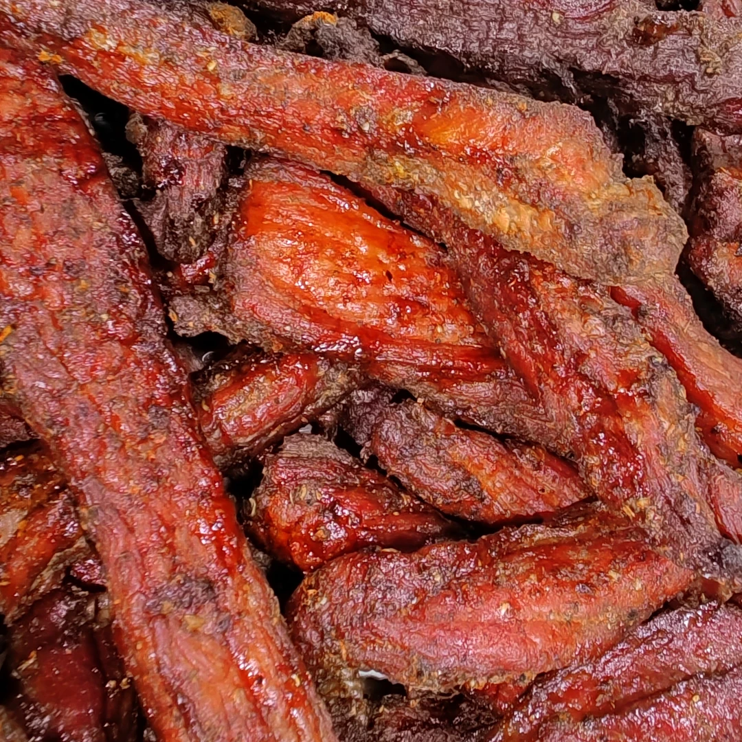 云南特产碳烤猪干巴麻辣味100克/袋