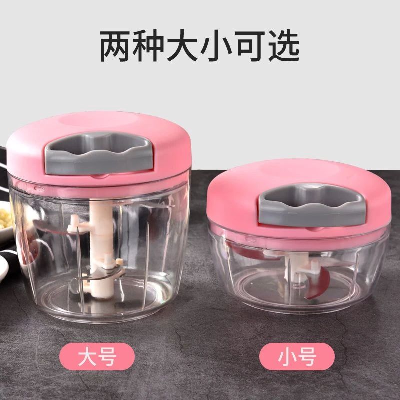 新款蒜泥神器拉蒜捣蒜泥神器手动绞肉机打蒜器姜末蒜泥绞蒜器小型