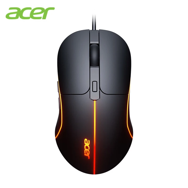 宏碁（acer）有线鼠标 usb办公轻声台式电脑通用六键鼠标 M115