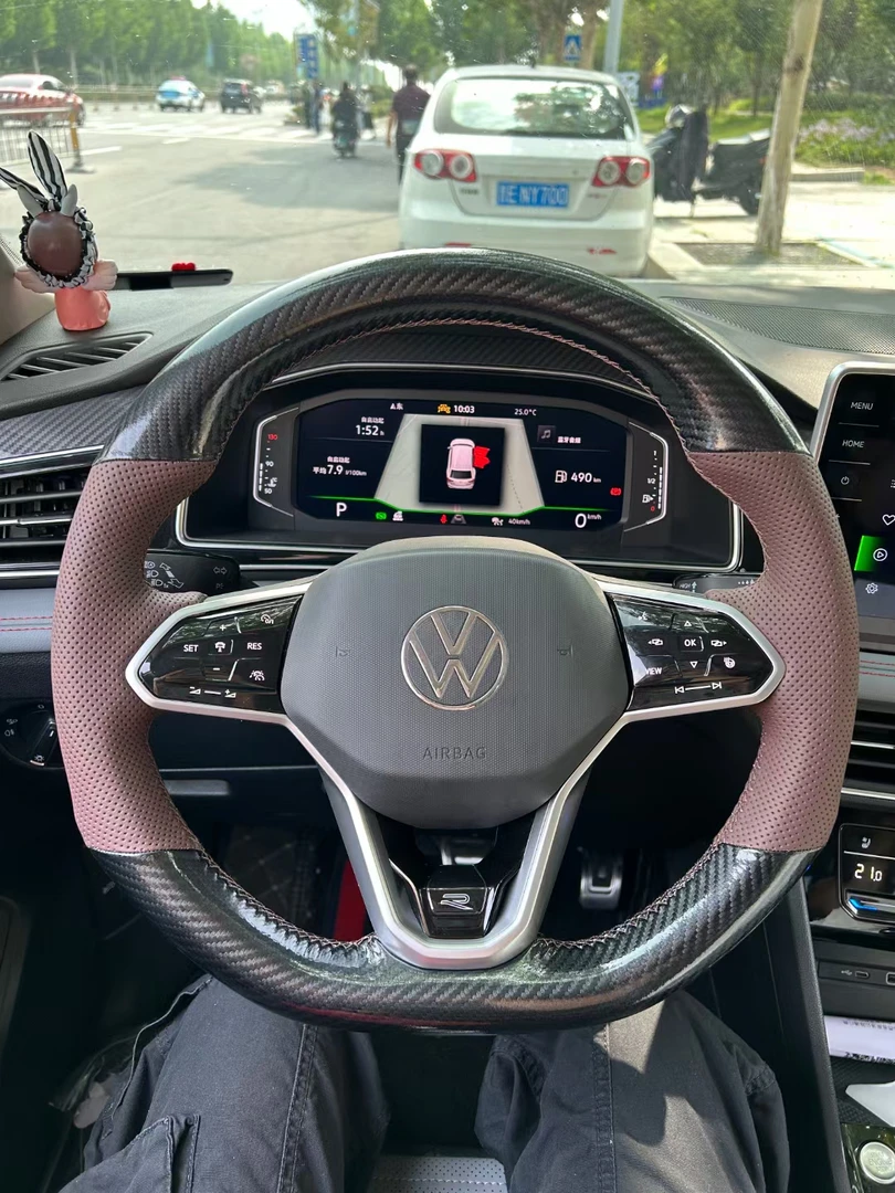 （碳纤款）全包手缝方向盘套适合百分之98%车型大众本田丰田现代