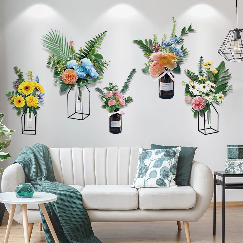 3D立体贴纸客厅墙面贴画卧室床头墙上墙壁贴花自粘墙画