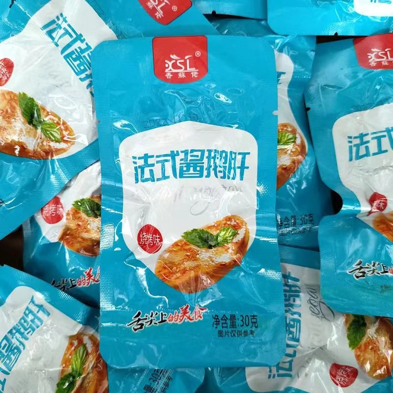 法式酱鹅肝即食鹅肝烧烤甜辣味卤味熟食小吃休闲零