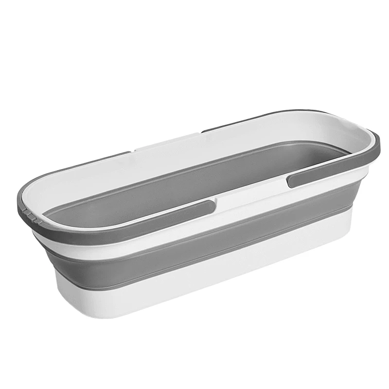 可折叠拖把桶便携式长方形洗拖布桶涮平板拖把盆大号加厚洗车水桶