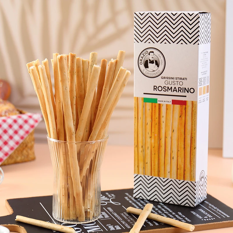 意大利进口Lema勒尔玛披萨味芝麻迷迭香味经典饼干面包棒咸香零食