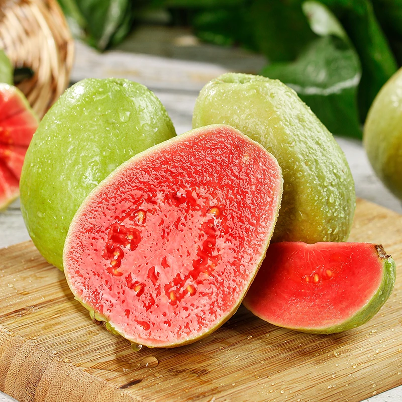 正宗草莓奶油芭乐胭脂红番石榴香甜软糯酸甜多汁新鲜现摘产地直发