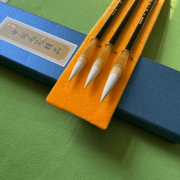 清风入怀三支套装毛笔（小号3.5，中号4.0.大号4.7厘米）