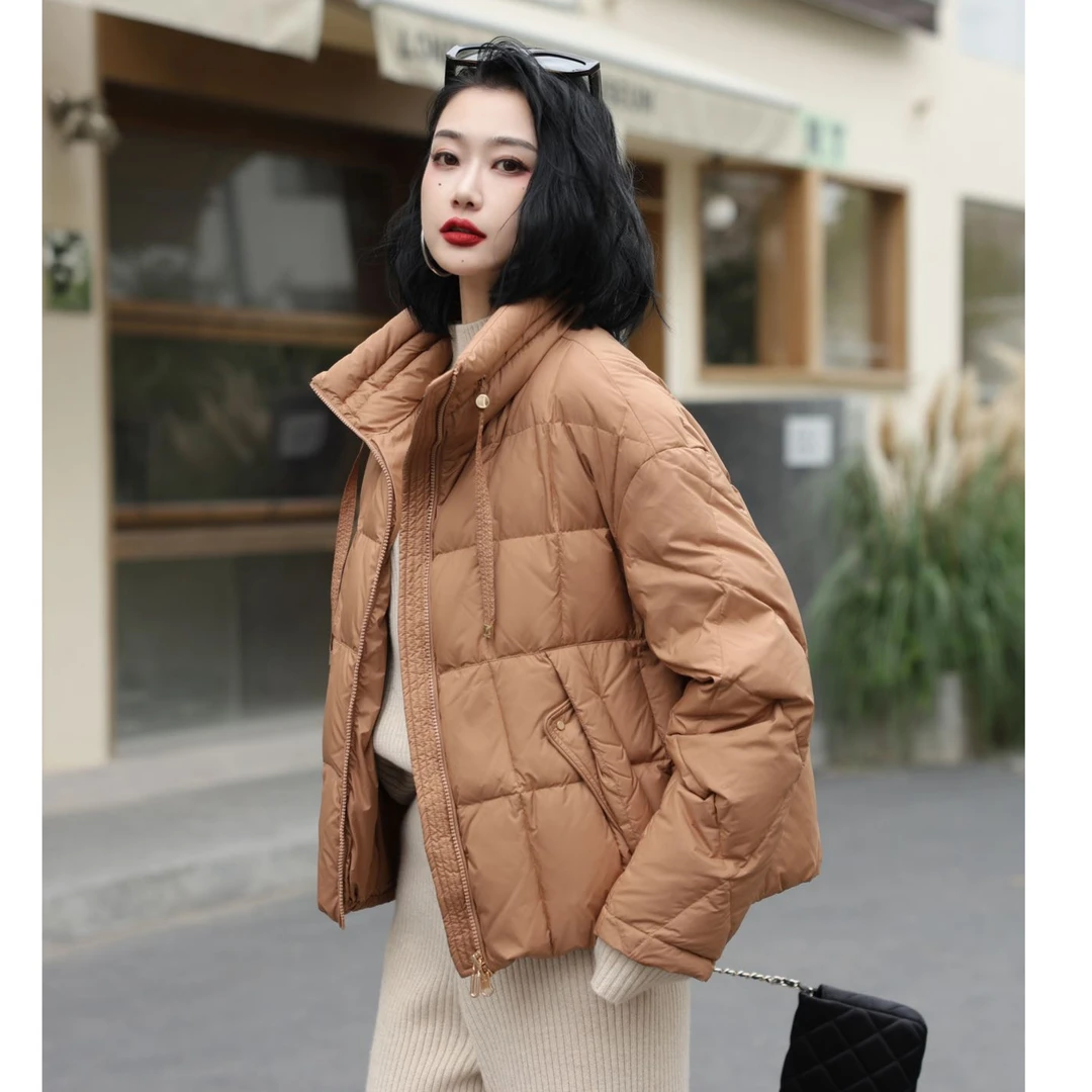 门店988！很轻很保暖！新国标90绒~百搭小宽松女士羽绒服