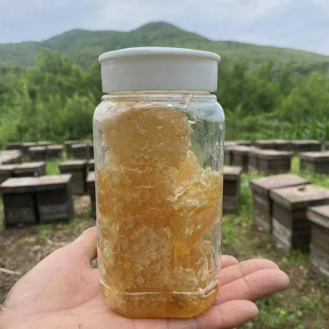 华农煌浆高品质山花蜂巢蜜自然成熟