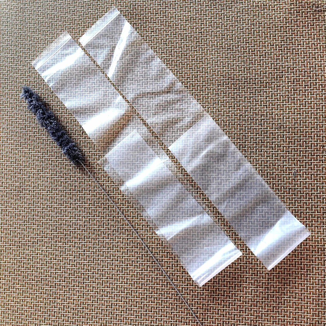 洞箫防裂清洁套装，箫刷密封袋