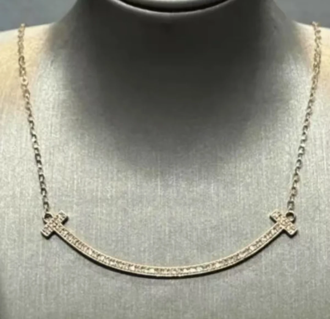 【PEIDI珠宝 】18K 宽版K玫微笑套链 ZSXL0028