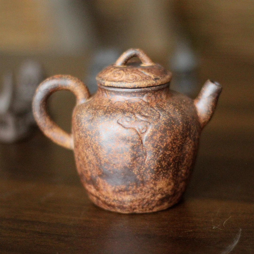 【拿放斋】云舒壶.3606.粗陶老岩泥复古中式茶壶主泡器陶瓷茶具单壶
