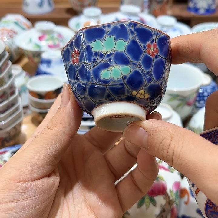 手绘茶杯盖碗陶瓷