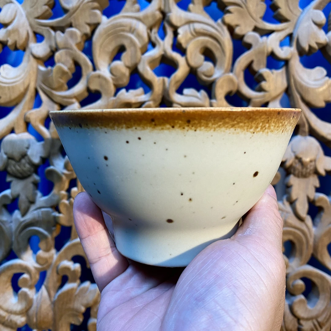 5英寸粗陶斗笠碗