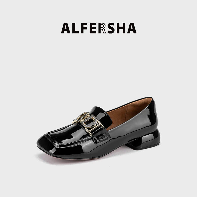 2025春款四季单鞋阿芙莎2619263时尚百搭方头单鞋