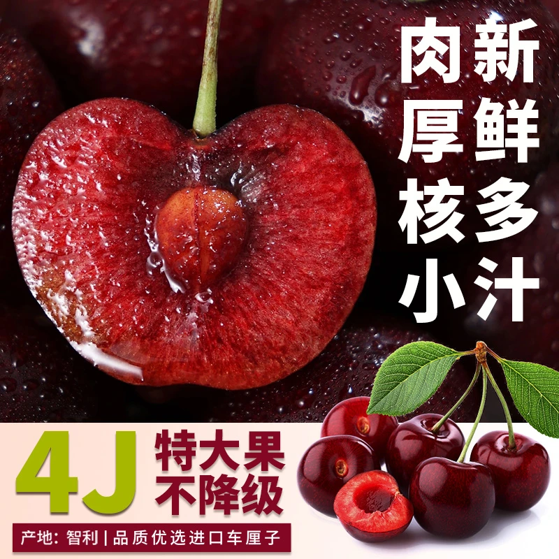 【10斤原箱】智利进口桑提娜多汁车厘子新鲜现摘整箱水果大樱桃空运