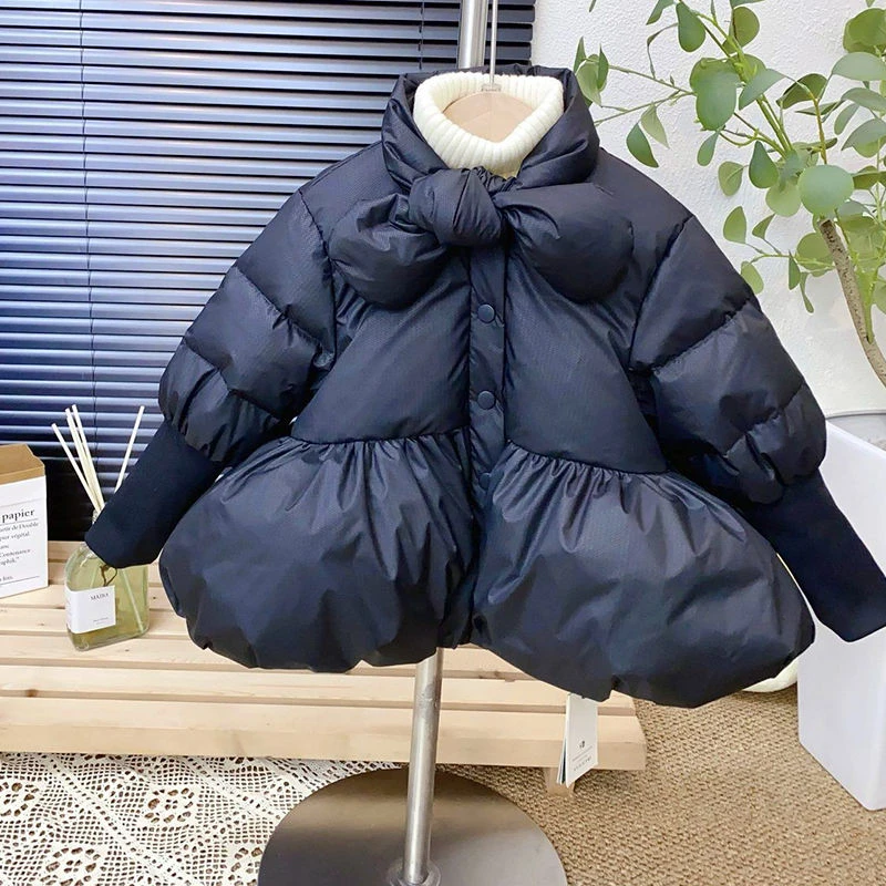 女童棉服加厚外套2024新款儿童冬季保暖棉衣宝宝洋气韩版棉袄