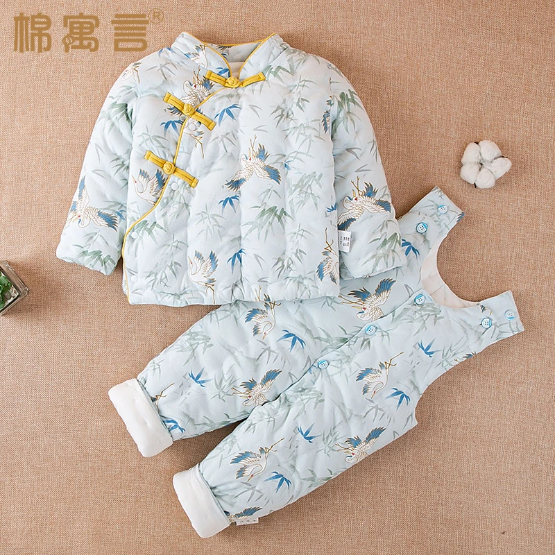 纯棉花手工棉袄儿童秋冬季加厚夹棉衣女宝宝保暖内胆上衣男童棉服