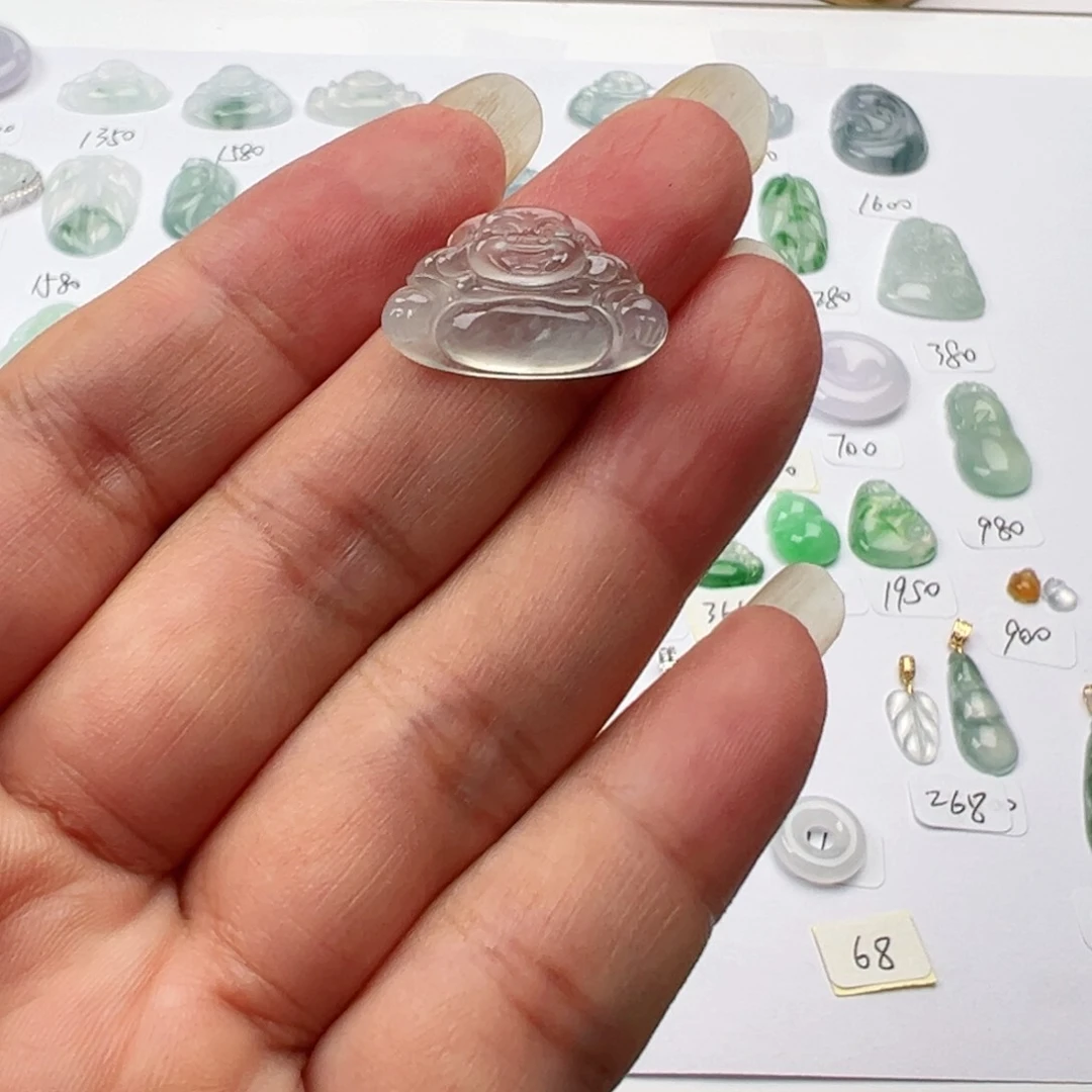 【闪购商品】翡翠颈饰未镶嵌天然翡翠A货