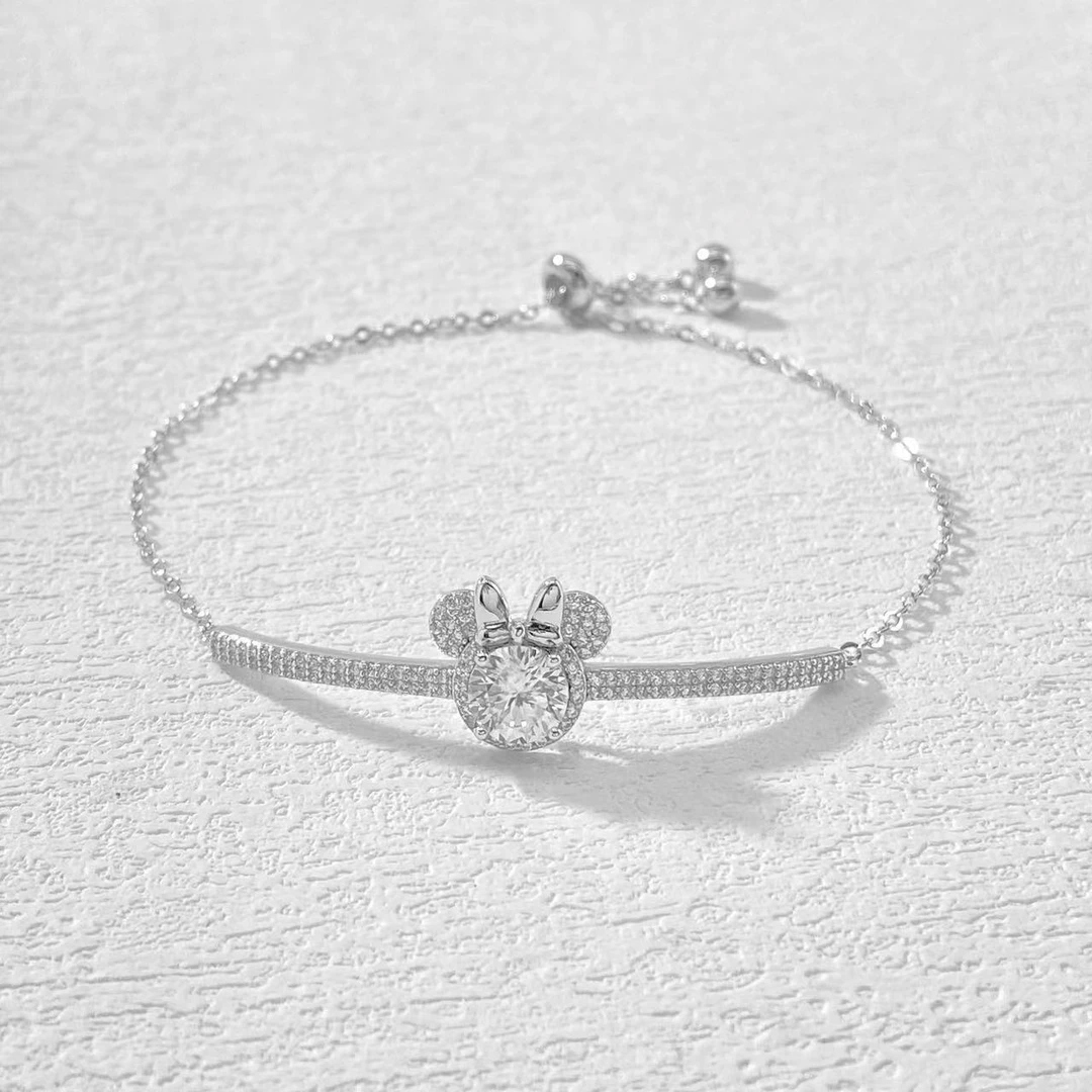 925银莫桑石手链 木木（SY4180）MZ-0260B 1克拉19CM手链